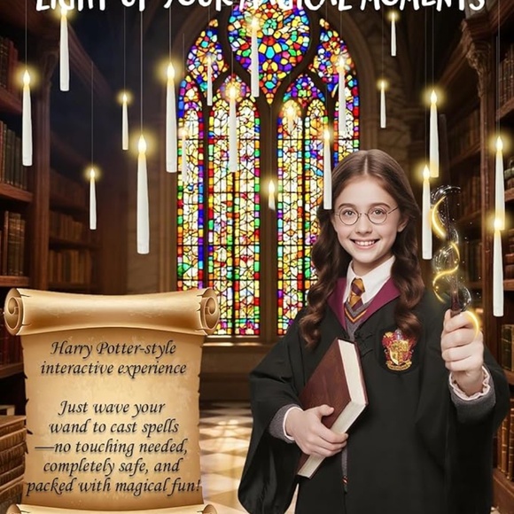 New 32 Pcs Floating Candles with Magic Wand - Picture 4 of 6